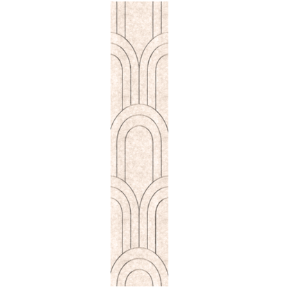 Akoestisch paneel - Viltpaneel Barok Beige - 280 x 60 cm