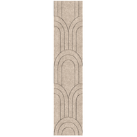 Akoestisch paneel - Viltpaneel Barok Taupe - 280 x 60 cm