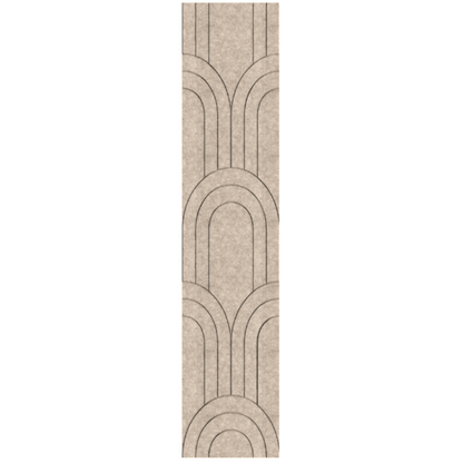 Akoestisch paneel - Viltpaneel Barok Taupe - 280 x 60 cm