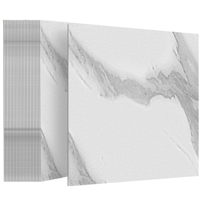 Zelfklevende Vloertegels - Intense Calacatta White - 30,5 x 30,5 cm