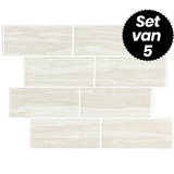 Plaktegels – Casablanca Beige - 29,4 x 21,2 cm - Set van 5