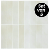 Plaktegels – Santorini Beige - 30,5 x 30,5 cm - Set van 5