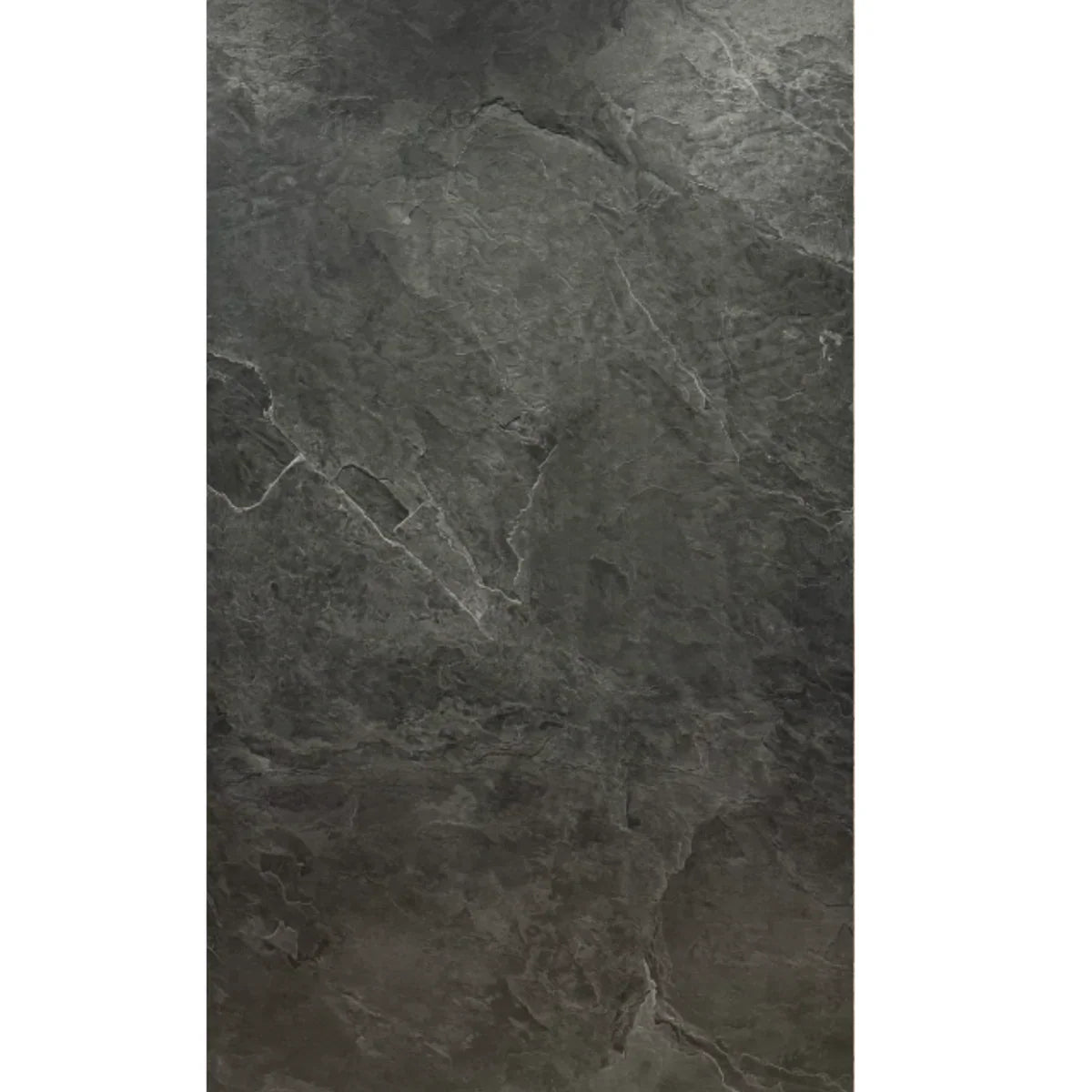 Wandpaneel PVC Marmer Plaat ,  Mat Zwart ,  280 x 122 x 0,3 cm