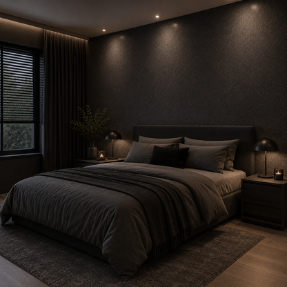 Zelfklevend behang - Black Frost - 60 cm x 10 m