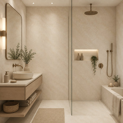 Zelfklevend behang - Oxide Beige - 60 cm x 10 m - Mat