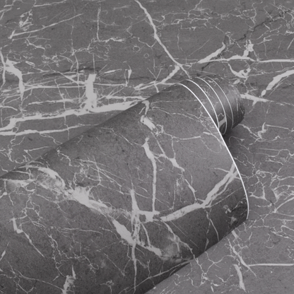 Zelfklevend behang - Grey Marmer - 60 cm x 10 m