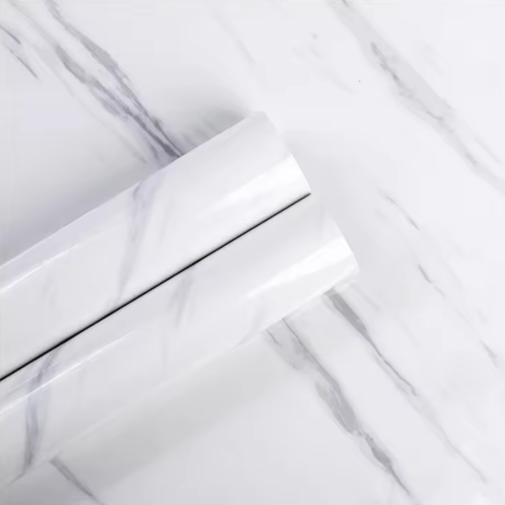 Sample zelfklevend behang White Marmer