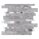 Zelfklevende tegels - Rectangle Grey - 30,3 x 29,8 cm