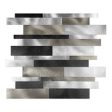 Zelfklevende tegels - Rectangle Silver - 30,3 x 29,8 cm