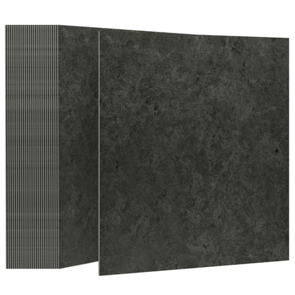 Zelfklevende Vloertegels - Raw Antraciet - 30,5 x 30,5 cm