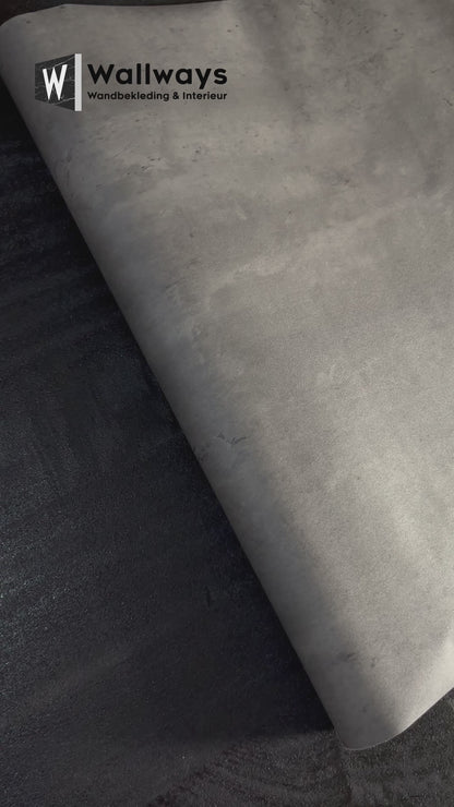 Zelfklevend behang - Dark Cement - 60 cm x 10 m