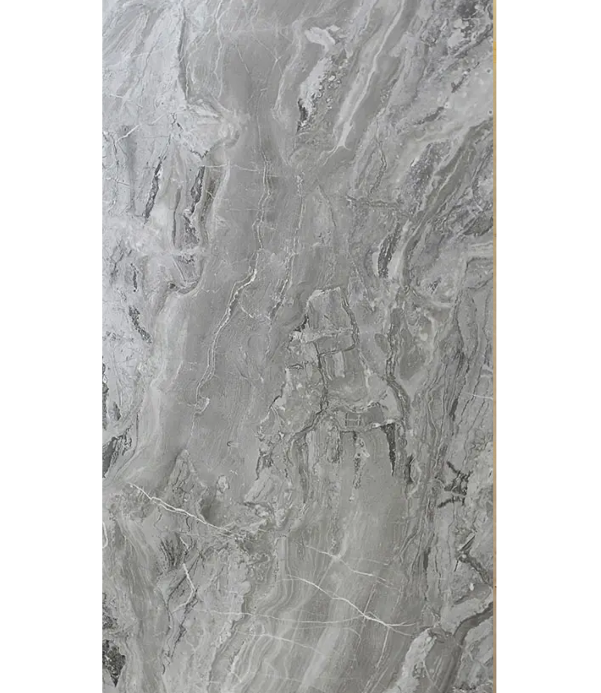 Marmer silver grey glans SPC wandpaneel groot formaat