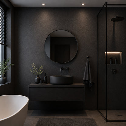 Zelfklevend behang - Black Frost - 60 cm x 10 m - Halfglans