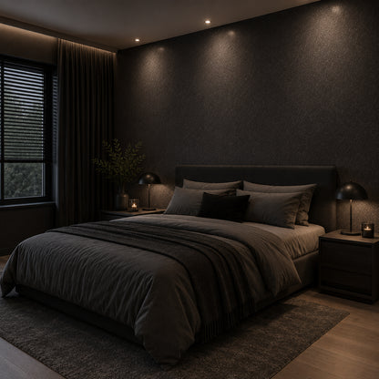Zelfklevend behang - Black Frost - 60 cm x 10 m - Halfglans