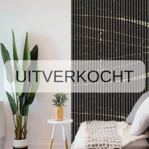 Akoestisch paneel - Marmer Black- 260 x 60 cm