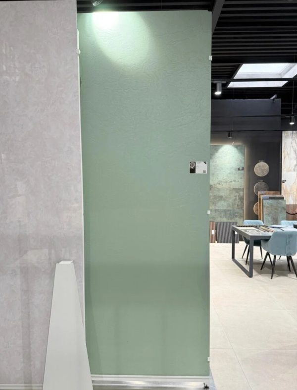 PVC Marmer Plaat - Effen Green - MAT - 280 x 120 cm - Afbeelding 2