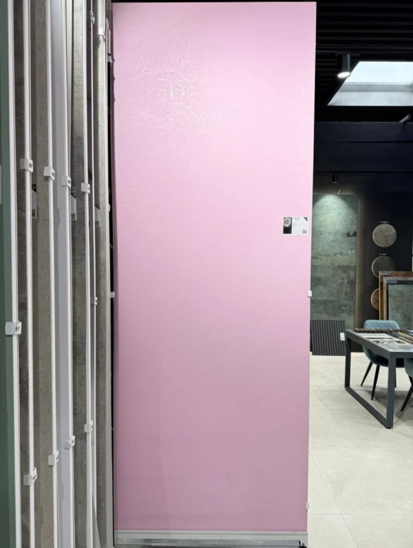PVC Marmer Plaat - Effen Pink - MAT - 280 x 120 cm - Afbeelding 2